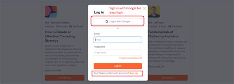 semrush academy log in.